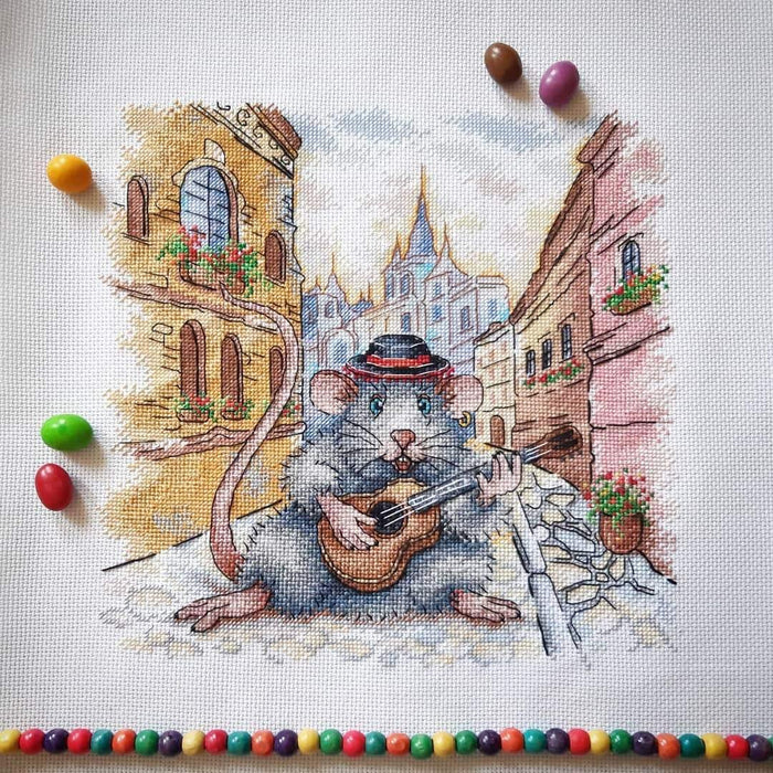 Spanish Serenade SNV-697 Counted Cross Stitch Kit - Wizardi