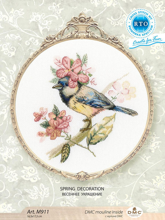 Spring decoration M911 Counted Cross Stitch Kit - Wizardi