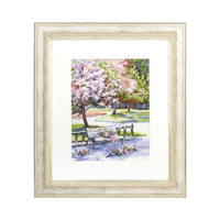 Spring in the park M486 Counted Cross Stitch Kit - Wizardi