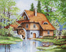 Spring landscape B492L Counted Cross-Stitch Kit - Wizardi