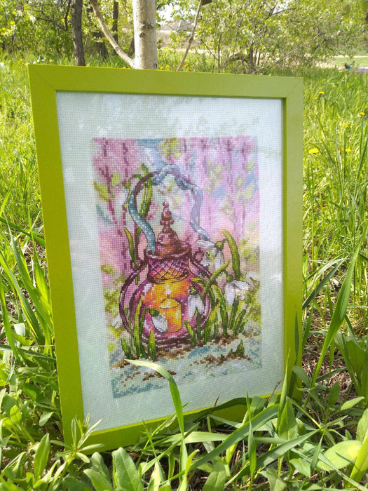 Spring Light - PDF Cross Stitch Pattern - Wizardi