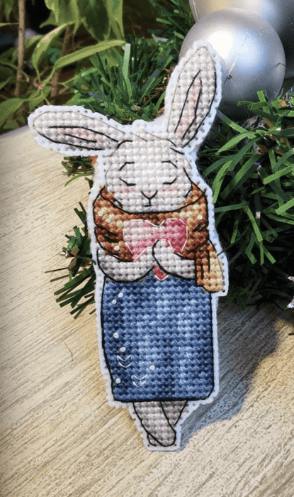 Spring Rabbit - PDF Cross Stitch Pattern - Wizardi