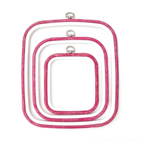 Square Flexi Hoop Nurge 230-11 Pink - Wizardi