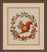 Squirrel in the autumn wreath - PDF Cross Stitch Pattern - Wizardi