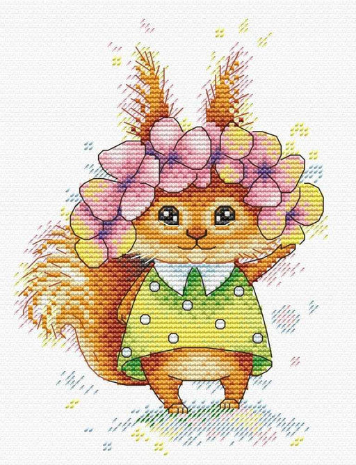 Squirrel M-224 / SM-224 Counted Cross Stitch Kit - Wizardi