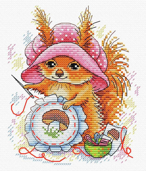 Squirrel M-286 / SM-286 Counted Cross Stitch Kit - Wizardi