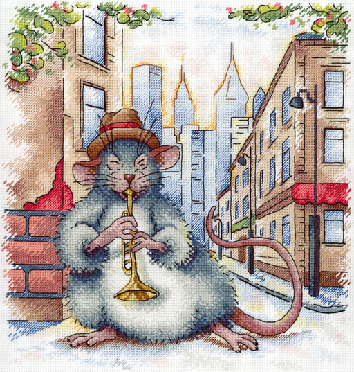 Street Jazz SNV-698 Counted Cross Stitch Kit - Wizardi