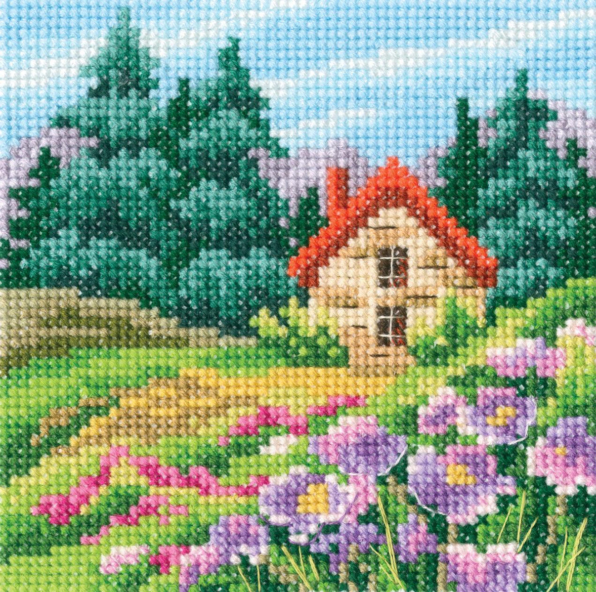 Summer colours C362 Counted Cross Stitch Kit - Wizardi