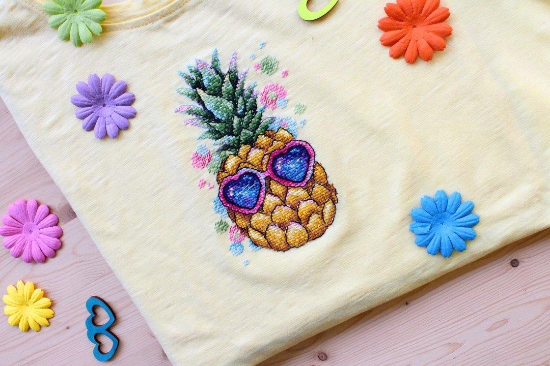 Sunny Pineapple SV-533 Cross-stitch kit - Wizardi