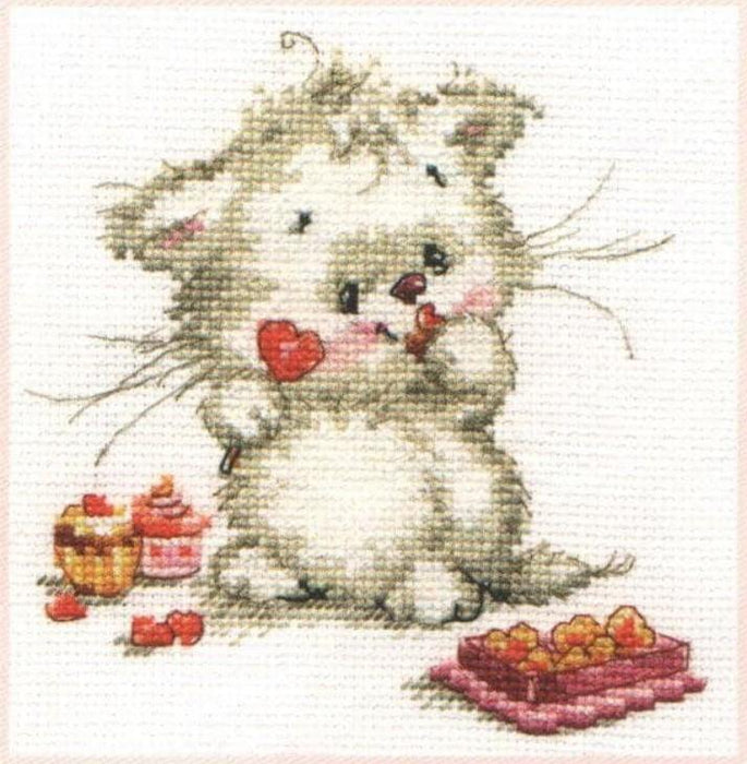 Sweet candy 0-123 Counted Cross-Stitch Kit - Wizardi