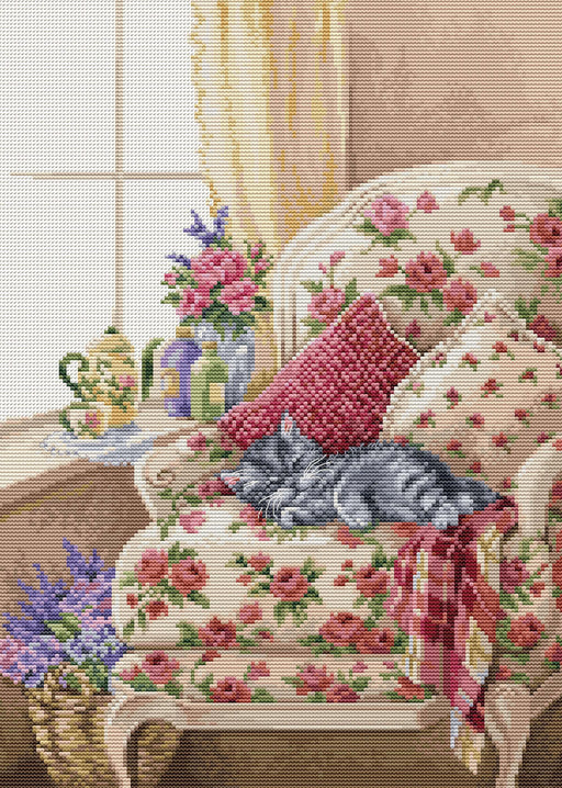 Sweet Dreams BU5017L Counted Cross-Stitch Kit - Wizardi