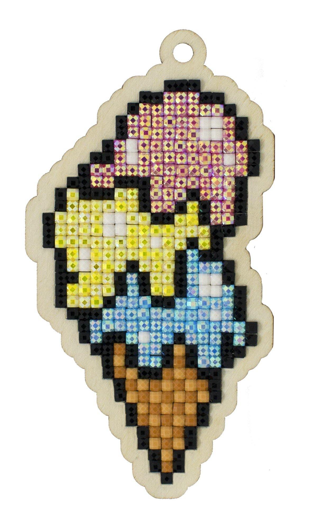 Sweet Ice Cream WWP395 Diamond Painting on Plywood Kit - Wizardi
