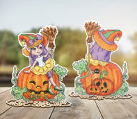 T-79C Counted cross stitch kit Crystal Art "Happy Halloween" - Wizardi