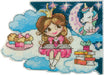 T-81C Counted cross stitch kit Bookmark "Fantasy world. Girl" - Wizardi