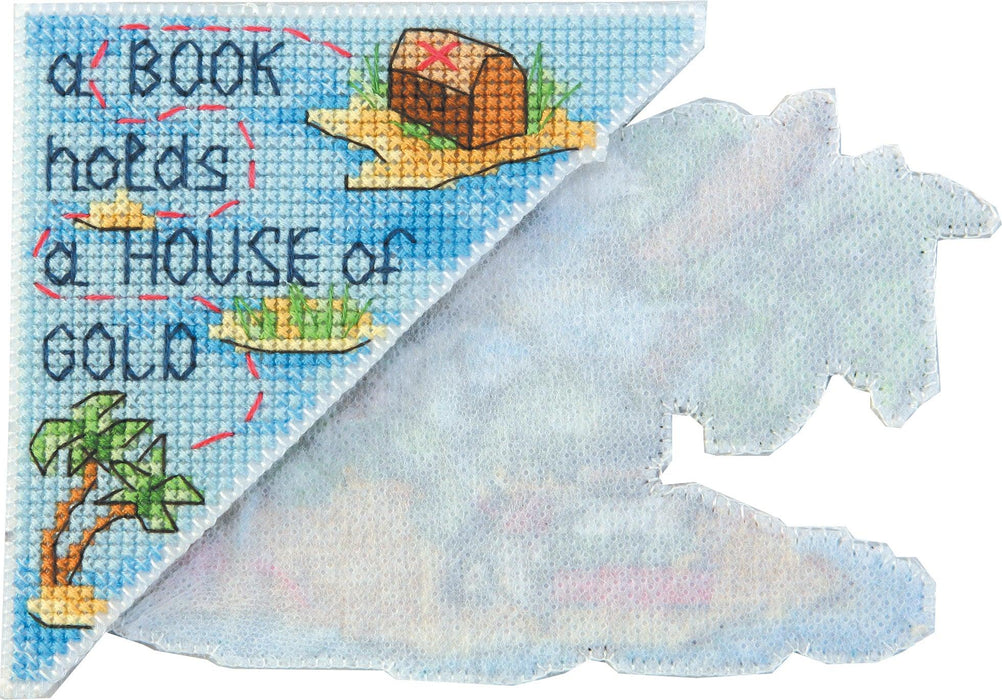 T-82C Counted cross stitch kit Bookmark "Fantasy world. Boy" - Wizardi