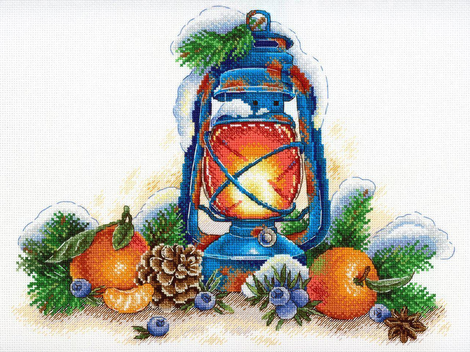 Tangerine Aroma SNV-757 Counted Cross Stitch Kit - Wizardi