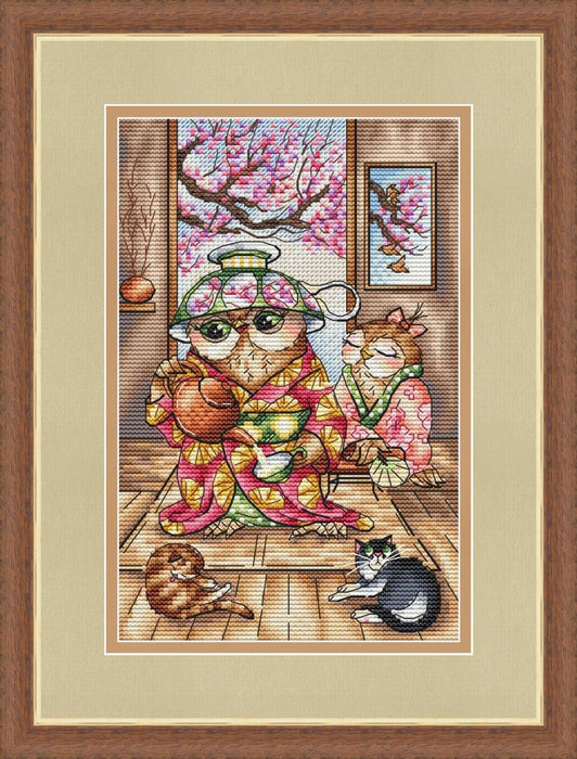 Tea Ceremony - PDF Cross Stitch Pattern - Wizardi