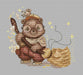 Teddy Bear Wizard - PDF Cross Stitch Pattern - Wizardi