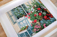 Terrace with Flowers BU4017L Counted Cross-Stitch Kit - Wizardi