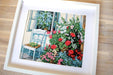 Terrace with Flowers BU4017L Counted Cross-Stitch Kit - Wizardi