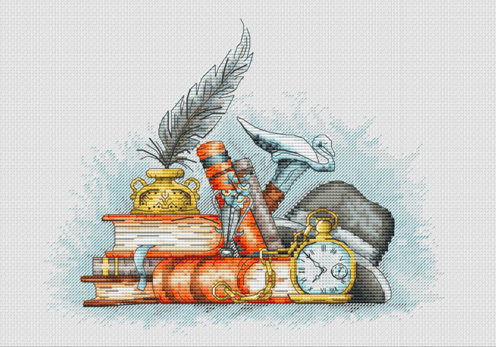 The Books - PDF Cross Stitch Pattern - Wizardi