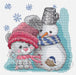 The Cat & Friends B1199L Counted Cross-Stitch Kit - Wizardi