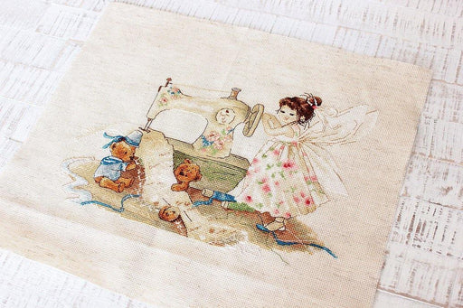 The Fairy-Needlewoman B1116L Counted Cross-Stitch Kit - Wizardi