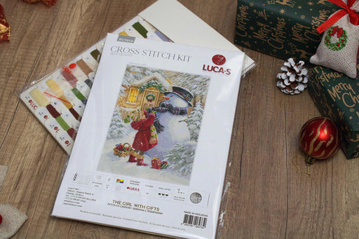 The Girl With G BU5018L Counted Cross-Stitch Kit - Wizardi