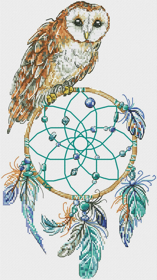 The Guardian of Dreams - PDF Cross Stitch Pattern - Wizardi