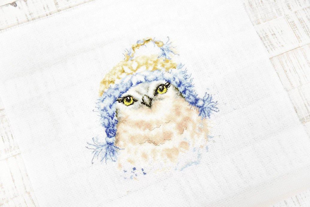 The Owl B2306L Counted Cross-Stitch Kit - Wizardi