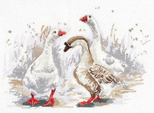 Three merry goose 1084 Counted Cross Stitch Kit - Wizardi