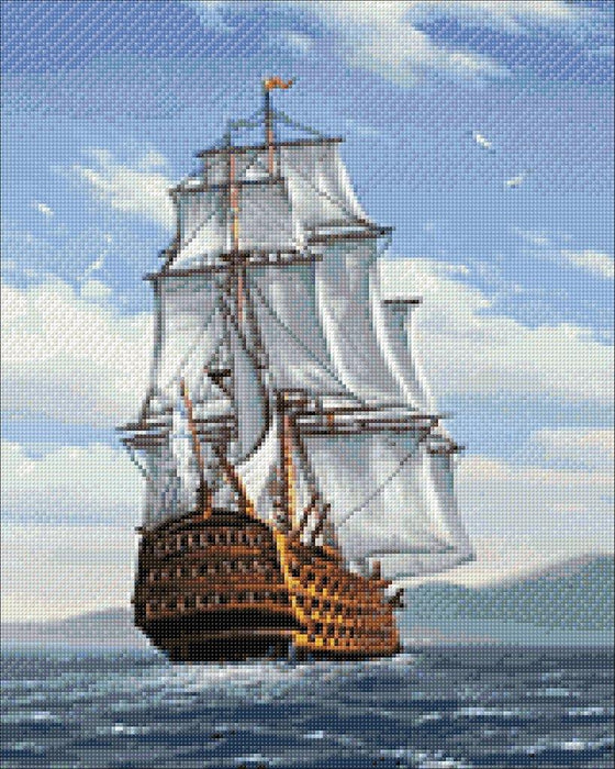 To the Distant Shores CS2604 15.8 x 19.7 inches Crafting Spark Diamond Painting Kit - Wizardi