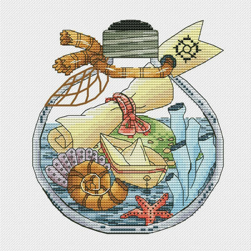 Treasure Map - PDF Cross Stitch Pattern - Wizardi