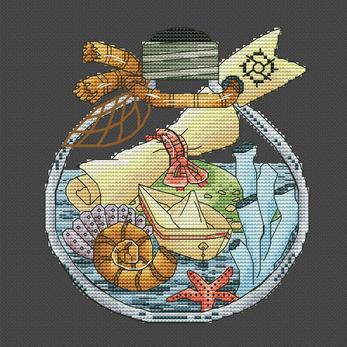 Treasure Map - PDF Cross Stitch Pattern - Wizardi