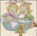 Triplets 2 - PDF Free Cross Stitch Pattern - Wizardi