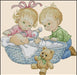 Triplets - PDF Free Cross Stitch Pattern - Wizardi