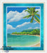 Tropical island - PDF Counted Cross Stitch Pattern - Wizardi