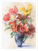 Tulips and daffodils M886 Counted Cross Stitch Kit - Wizardi