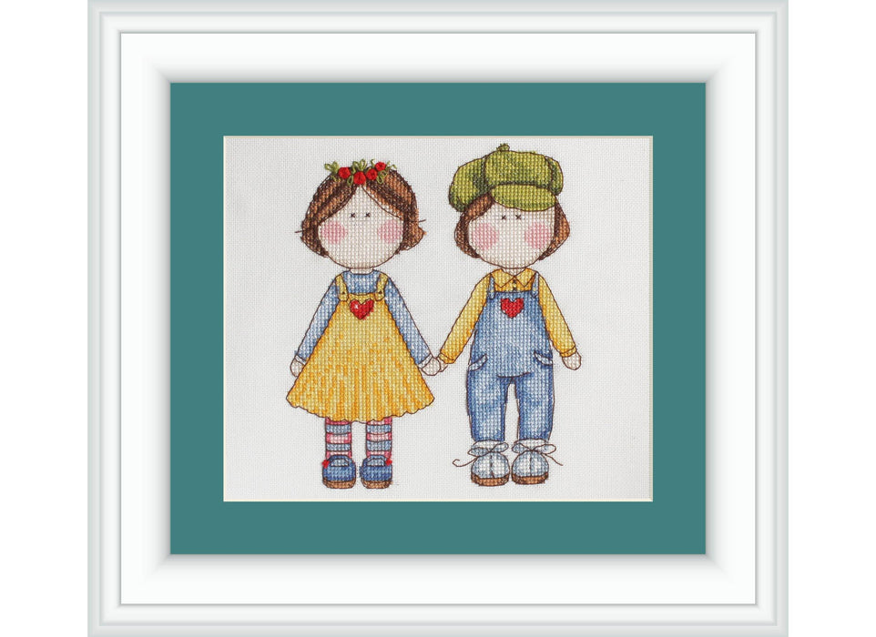 Twins GR-06 Counted Cross-Stitch Kit - Wizardi