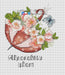 Umbrella with Flowers. Plastic Canvas - PDF Cross Stitch Pattern - Wizardi