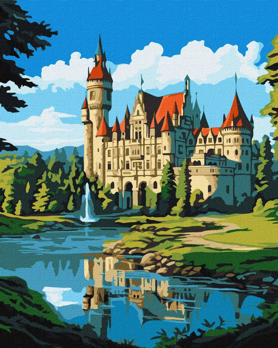 Painting by Numbers kit Mesmerizing castle KHO6334