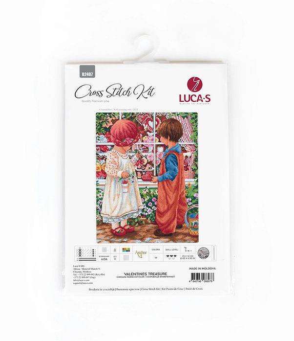 Valentines Treasure B2407L Counted Cross-Stitch Kit - Wizardi