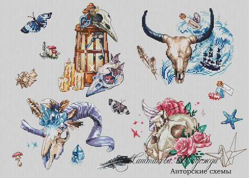 Vanitas - PDF Cross Stitch Pattern - Wizardi