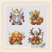 Vikings Dwarfs - PDF Cross Stitch Pattern - Wizardi