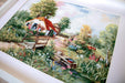 Village landscape BU4011L Counted Cross-Stitch Kit - Wizardi