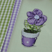 Violet Flowers - PDF Free Cross Stitch Pattern - Wizardi