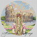 Walking in Italy. Coliseum - PDF Cross Stitch Pattern - Wizardi