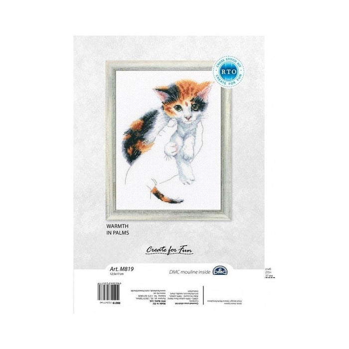 Warmth in palms M819 Counted Cross Stitch Kit - Wizardi