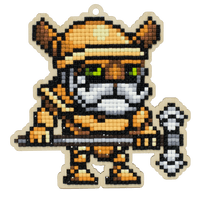 Warrior CSw372 Diamond Painting on Plywood Kit - Wizardi