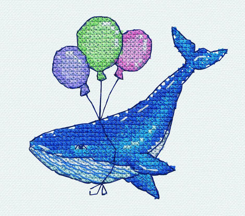 Whale 1228 Counted Cross Stitch Kit - Wizardi